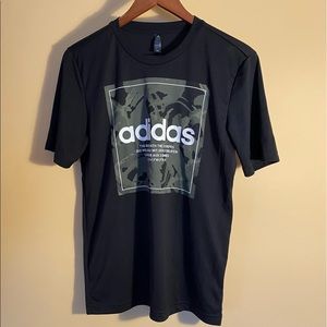 Adidas Prime Blue Camo black and gray tee